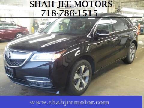 2015 Acura MDX for sale at Shah Jee Motors in Woodside NY