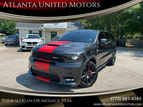 2018 Dodge Durango for sale at Atlanta United Motors in Jefferson GA