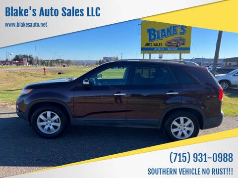 2013 Kia Sorento for sale at Blake's Auto Sales LLC in Rice Lake WI