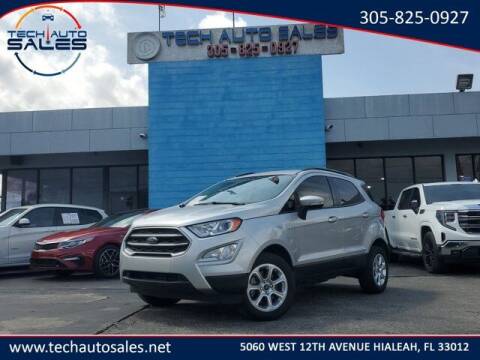 2020 Ford EcoSport for sale at Tech Auto Sales in Hialeah FL