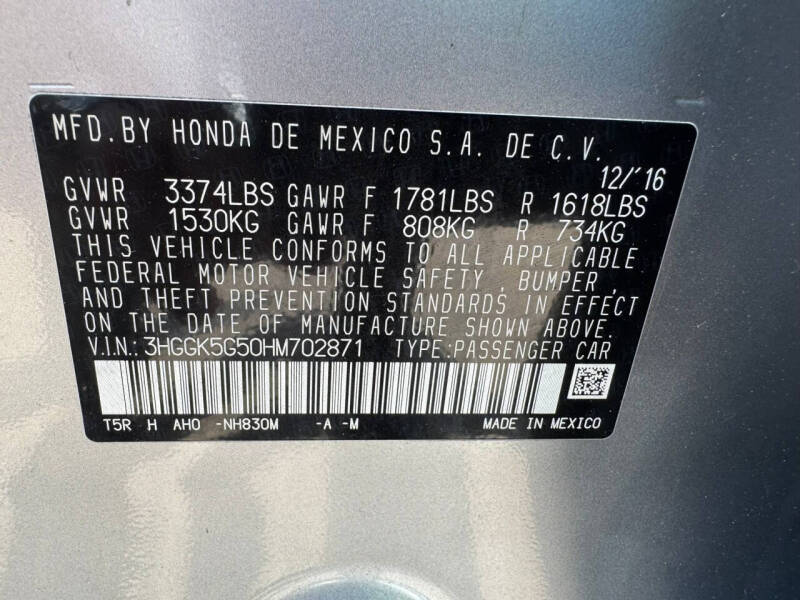 2017 Honda Fit LX - Photo 21