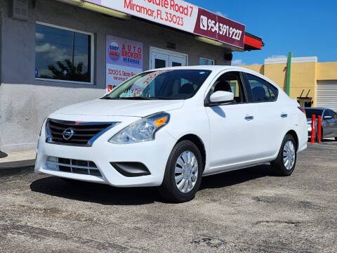 2018 Nissan Versa for sale at Easy Deal Auto Brokers in Miramar FL