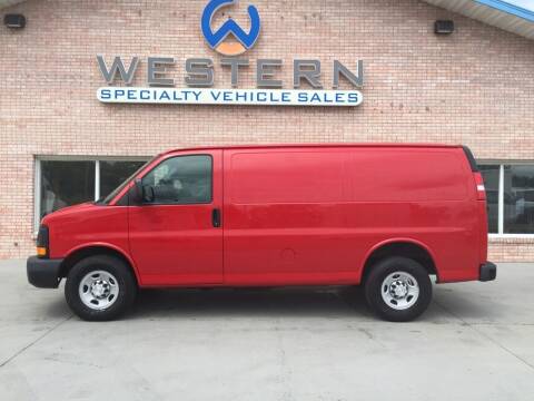 2015 Chevrolet 3500 Cargo Van for sale at Western Specialty Vehicle Sales in Braidwood IL
