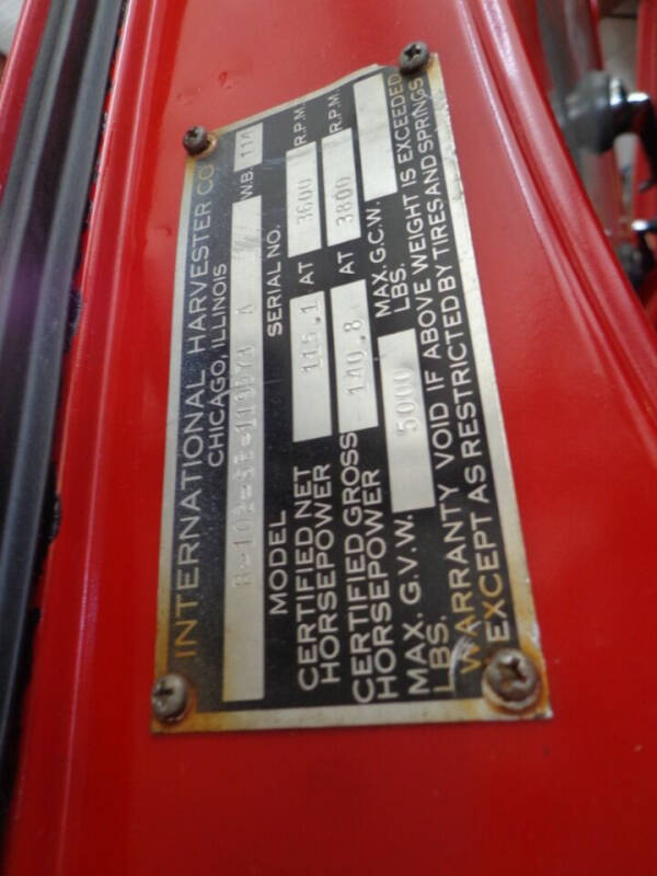 1960 International B100