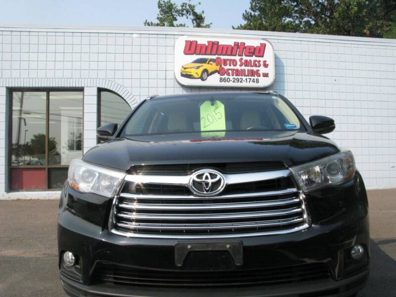 2015 Toyota Highlander for sale at Unlimited Auto Sales & Detailing, LLC in Windsor Locks CT
