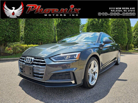 2019 Audi A5 for sale at Phoenix Motors Inc in Raleigh NC