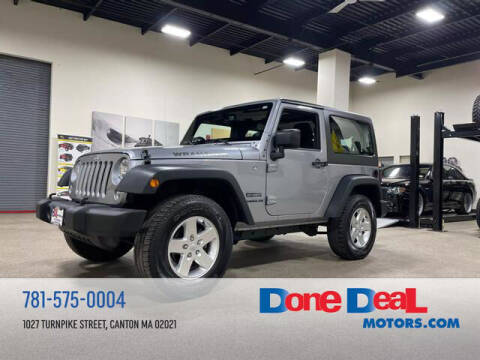 Jeep Wrangler For Sale in Canton, MA - DONE DEAL MOTORS Jeep Wrangler For Sale in Canton, MA - DONE DEAL MOTORS