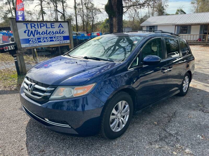 2015 Honda Odyssey for sale at Triple A Wholesale llc in Eight Mile AL