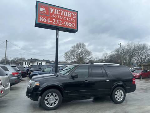 2013 Ford Expedition EL for sale at Victor's Auto Sales in Greenville SC