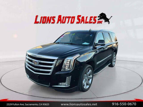 2018 Cadillac Escalade for sale at LIONS AUTO SALES in Sacramento CA