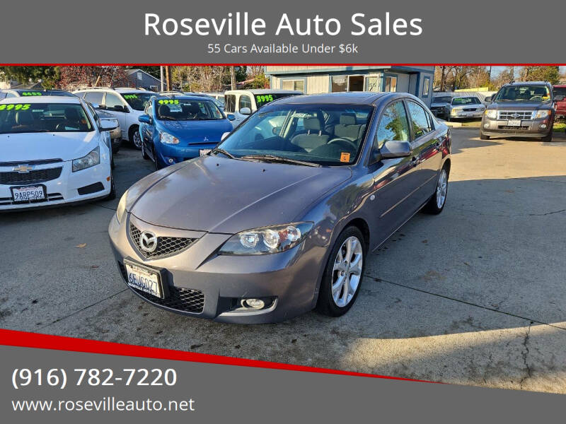 2008 Mazda MAZDA3 for sale at Roseville Auto Sales in Roseville CA