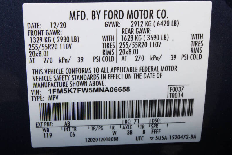2021 Ford Explorer Hybrid Limited