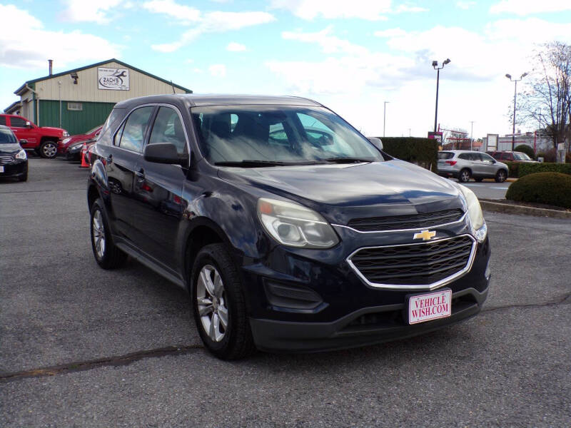 2016 Chevrolet Equinox for sale at Vehicle Wish Auto Sales in Frederick MD