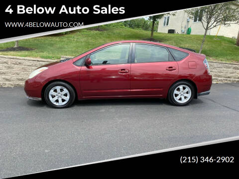 2005 Toyota Prius for sale at 4 Below Auto Sales in Willow Grove PA