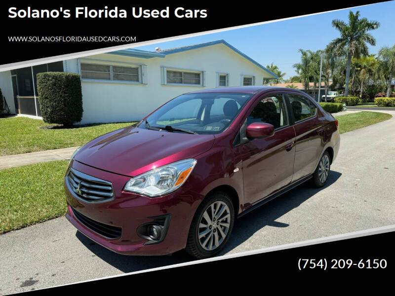 2019 Mitsubishi Mirage G4 for sale at SOLANOS & SANCHEZ AUTO SALES C in Hollywood FL