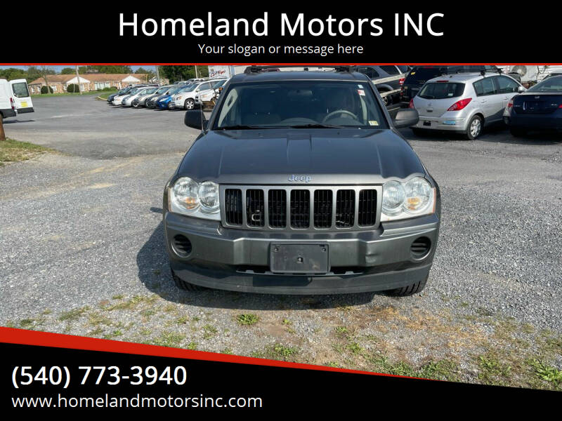 2007 Jeep Grand Cherokee for sale at Homeland Motors INC in Winchester VA