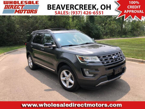 2017 Ford Explorer for sale at WHOLESALE DIRECT MOTORS in Beavercreek OH