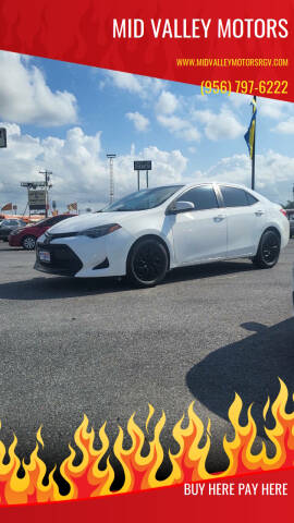 2019 Toyota Corolla for sale at Mid Valley Motors in La Feria TX