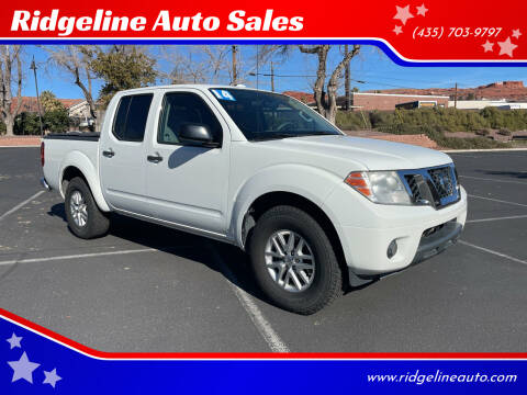 2014 Nissan Frontier for sale at Ridgeline Auto Sales in Saint George UT