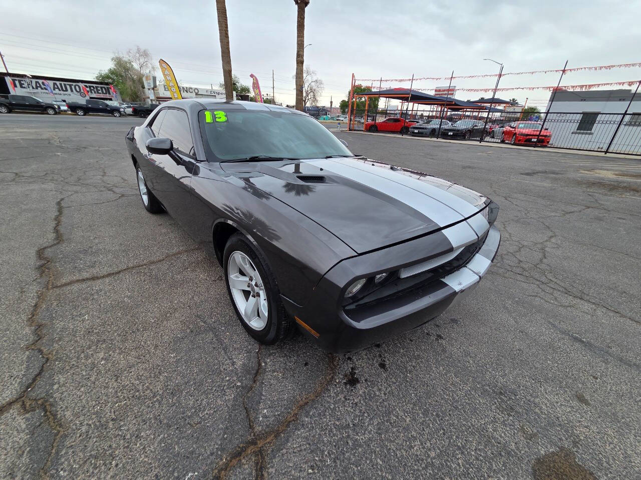 Gray 2013 Dodge Challenger SXT SXT 2dr Coupe 1