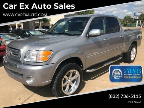 2004 Toyota Tundra for sale at Car Ex Auto Sales in Houston TX