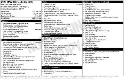 2023 BMW 3 Series 330e