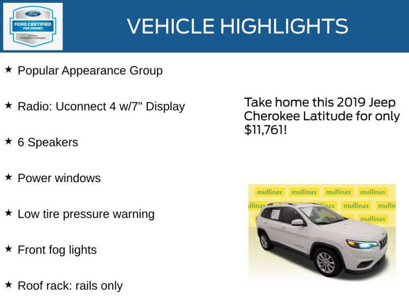 2019 Jeep Cherokee Latitude