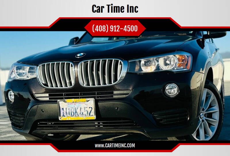 2015 BMW X3 for sale at Car Time Inc in San Jose CA