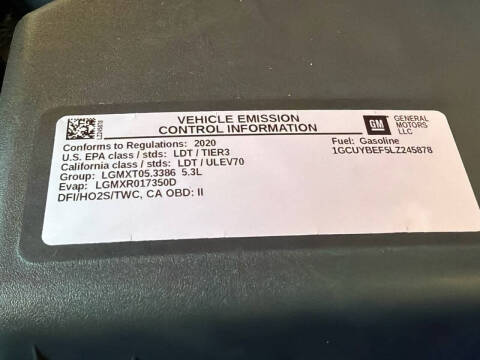 2020 Chevrolet Silverado 1500