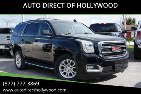 2016 GMC Yukon for sale at AUTO DIRECT OF HOLLYWOOD in Hollywood FL