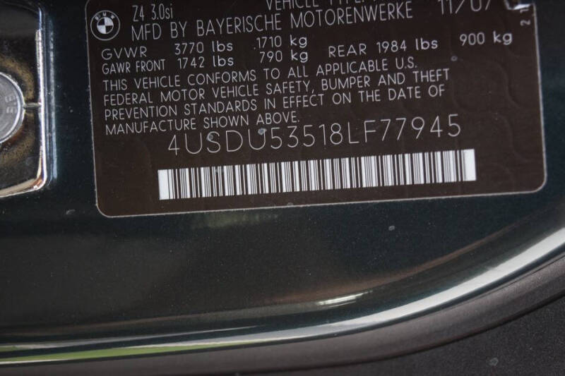 2008 BMW Z4 3.0si
