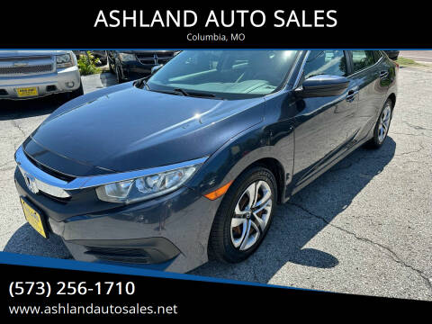 2017 Honda Civic for sale at ASHLAND AUTO SALES in Columbia MO