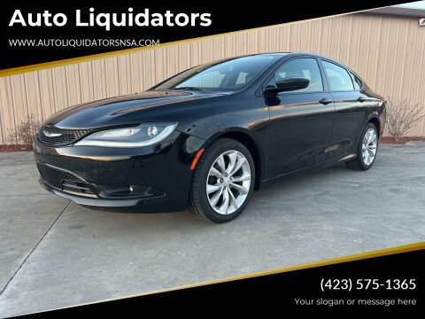 2015 Chrysler 200 for sale at Auto Liquidators in Bluff City TN