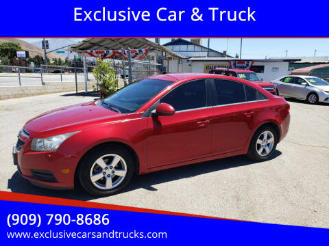 2014 Chevrolet Cruze for sale at Exclusive Car & Truck in Yucaipa CA