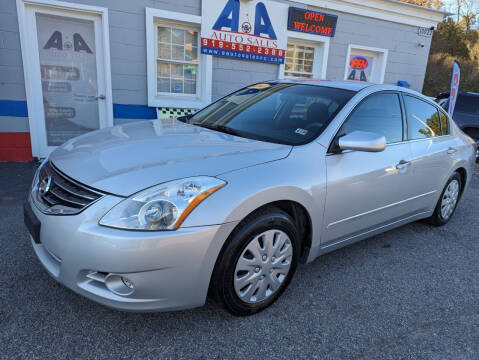 2012 Nissan Altima for sale at A&A Auto Sales in Fuquay Varina NC
