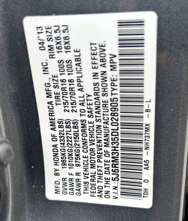 2013 Honda CR-V LX