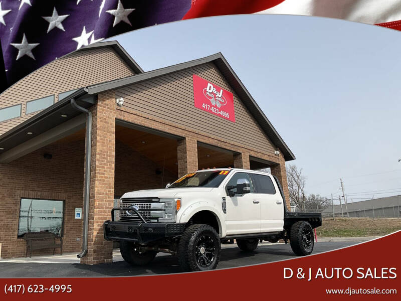 2017 Ford F-250 Super Duty for sale at D & J AUTO SALES in Joplin MO