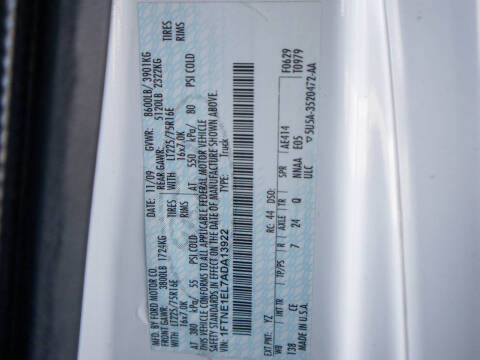 2010 Ford E-Series E-150