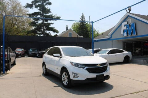 2018 Chevrolet Equinox for sale at F & M AUTO SALES in Detroit MI