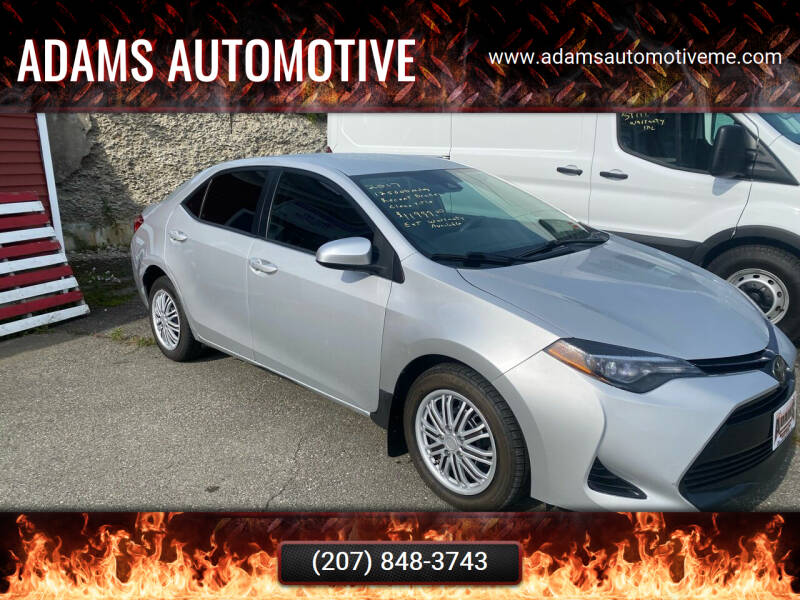 2017 Toyota Corolla for sale at Adams Automotive in Hermon ME