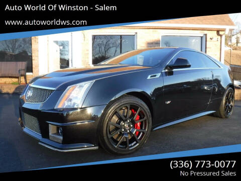 2013 Cadillac CTS-V for sale at Auto World Of Winston - Salem in Winston Salem NC