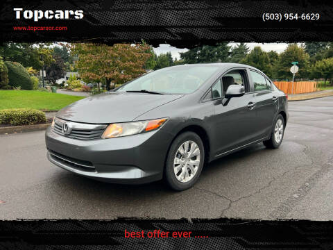 2012 Honda Civic for sale at Topcars in Wilsonville OR