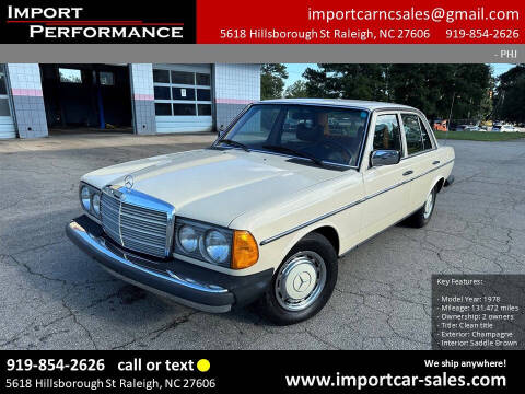 1978 Mercedes-Benz 240-Class for sale at Import Performance Sales in Raleigh NC