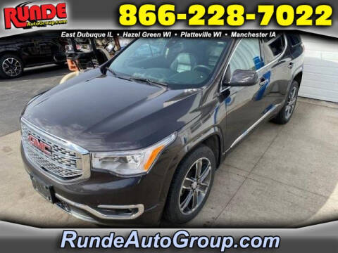 2017 GMC Acadia for sale at Runde PreDriven in Hazel Green WI