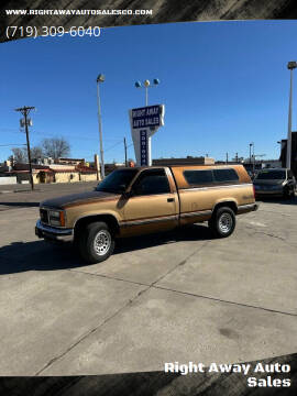 1990 GMC Sierra 1500 for sale at Right Away Auto Sales in Colorado Springs CO