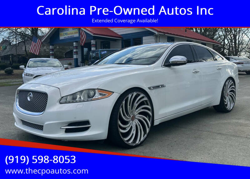 2012 Jaguar XJ for sale at Carolina Pre-Owned Autos Inc in Durham NC