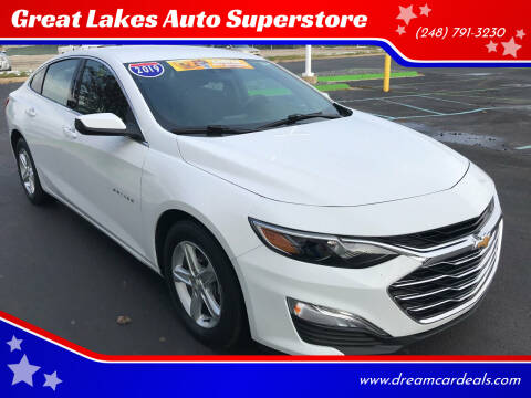 2019 Chevrolet Malibu for sale at Great Lakes Auto Superstore in Waterford Township MI