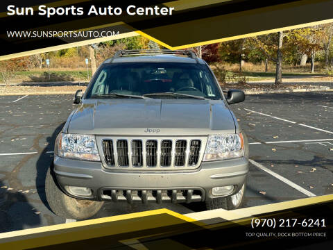 2002 Jeep Grand Cherokee for sale at Sun Sports Auto Center in Loveland CO