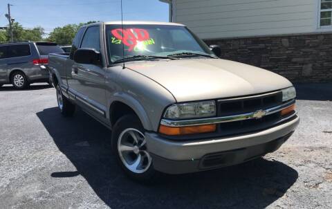 2001 Chevrolet S-10 for sale at NO FULL COVERAGE AUTO SALES LLC in Austell GA