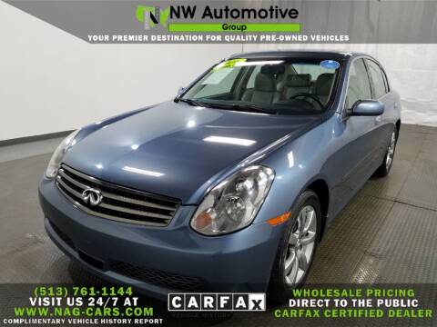 2006 Infiniti G35 for sale at NW Automotive Group in Cincinnati OH